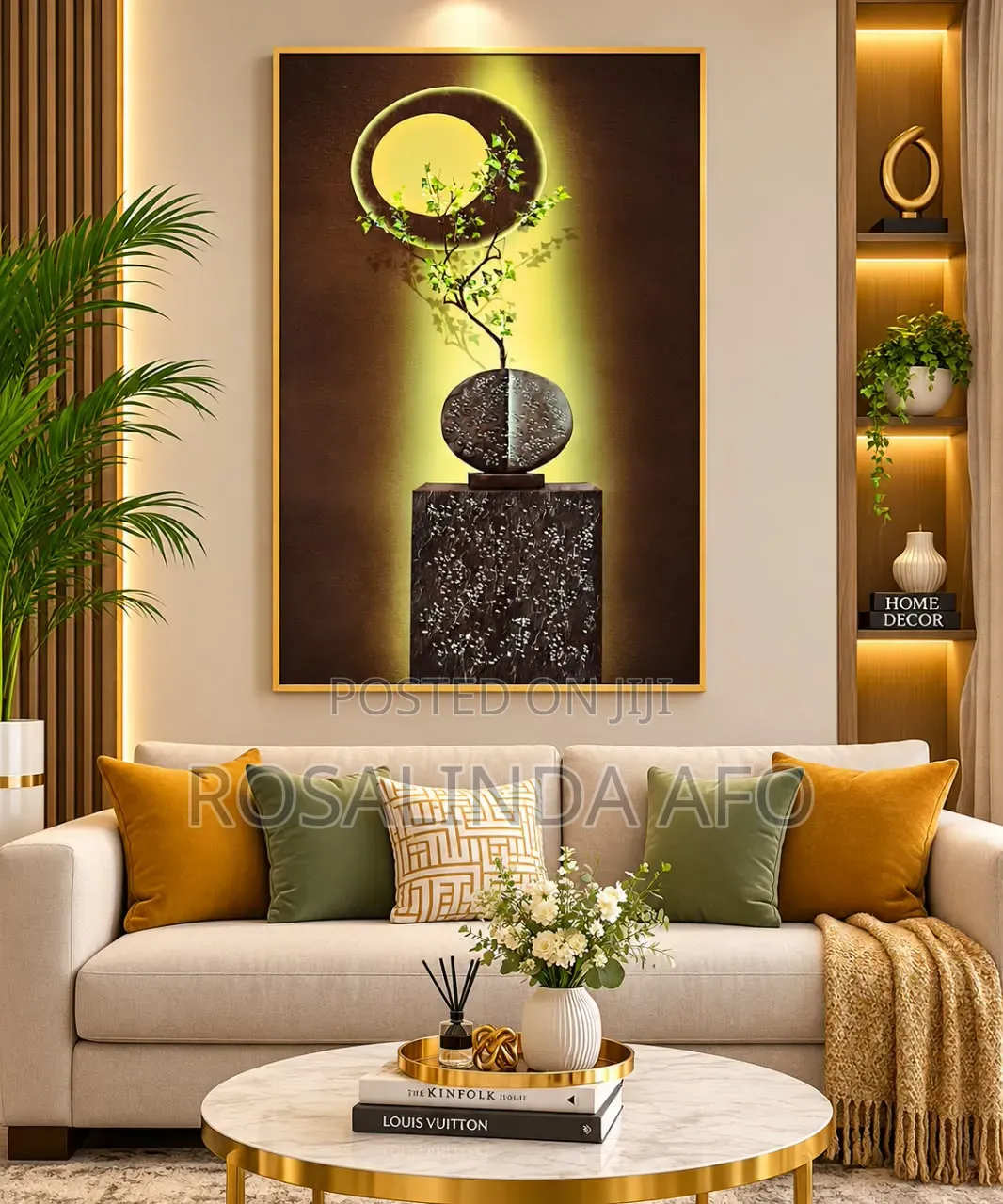 Nice Crystal Wall Painting