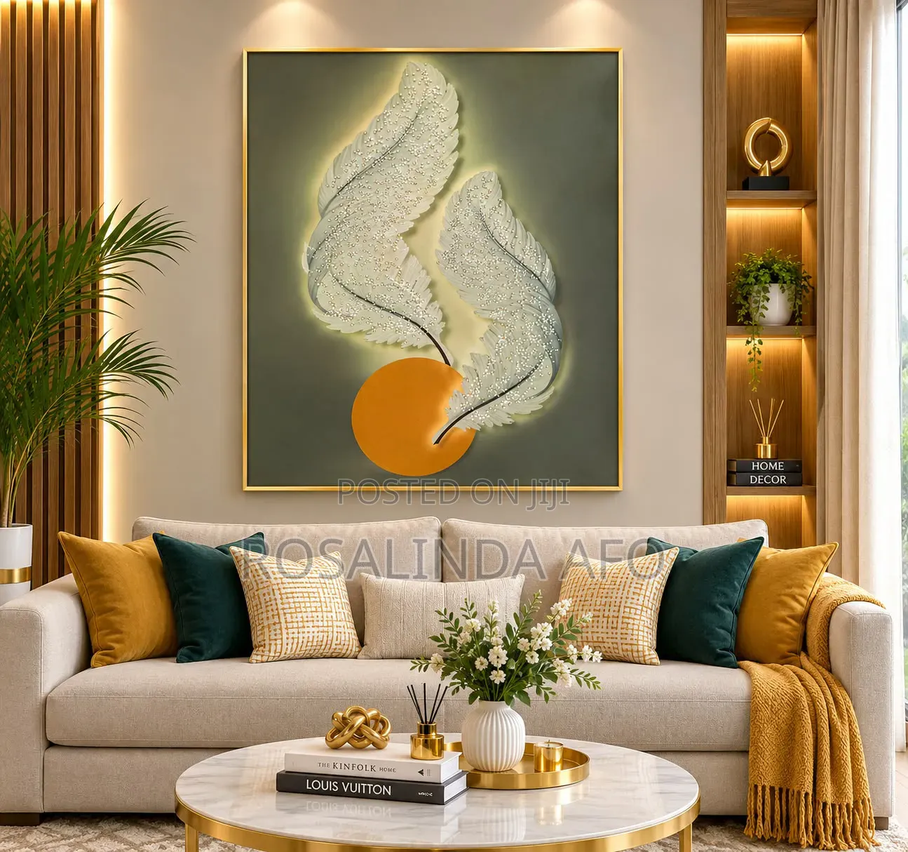 Nice Crystal Wall Painting