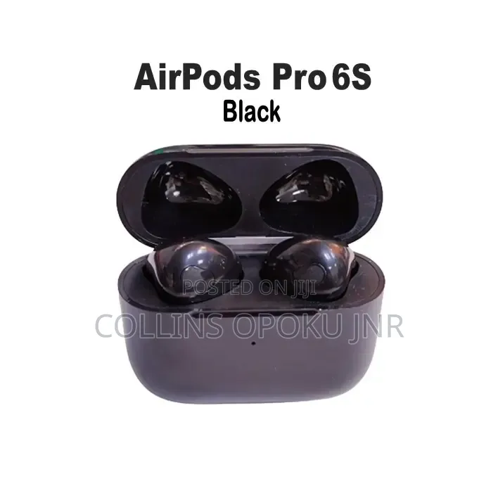 Air Pro 6s HIFI Stereo Wireless Bluetooth Headsets - Black