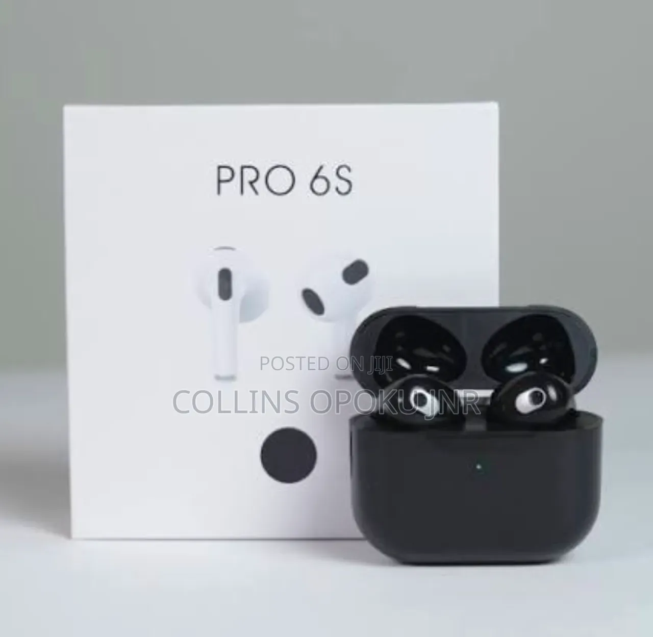 Air Pro 6s HIFI Stereo Wireless Bluetooth Headsets - Black