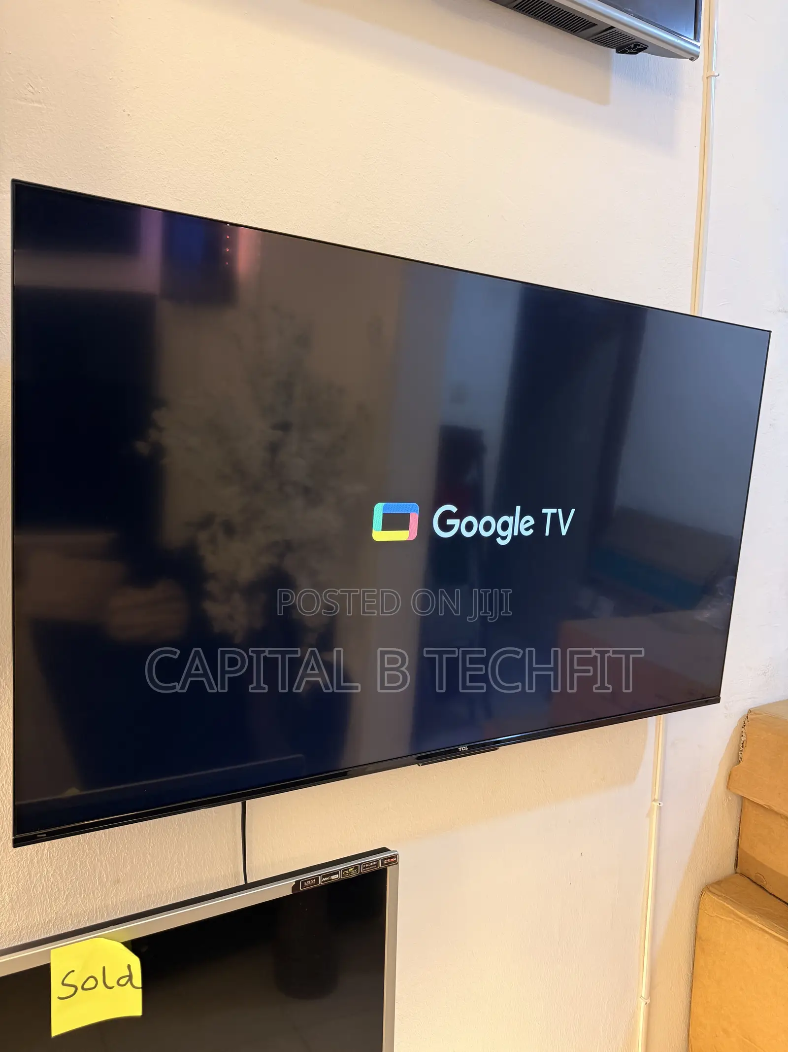 50inches TCL 4k Uhd HDR Smart Machine.