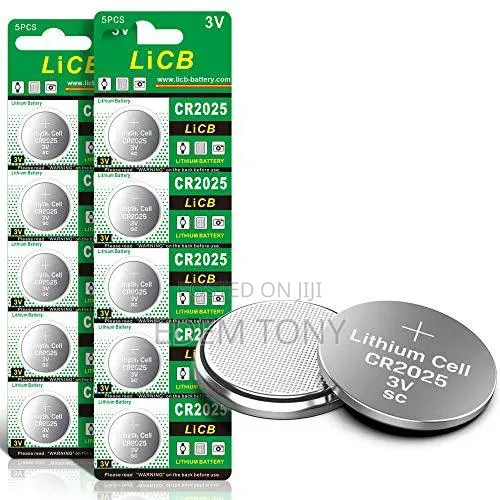 10-PCS of LiCB CR2025 3V Lithium Coin Cell Batteries