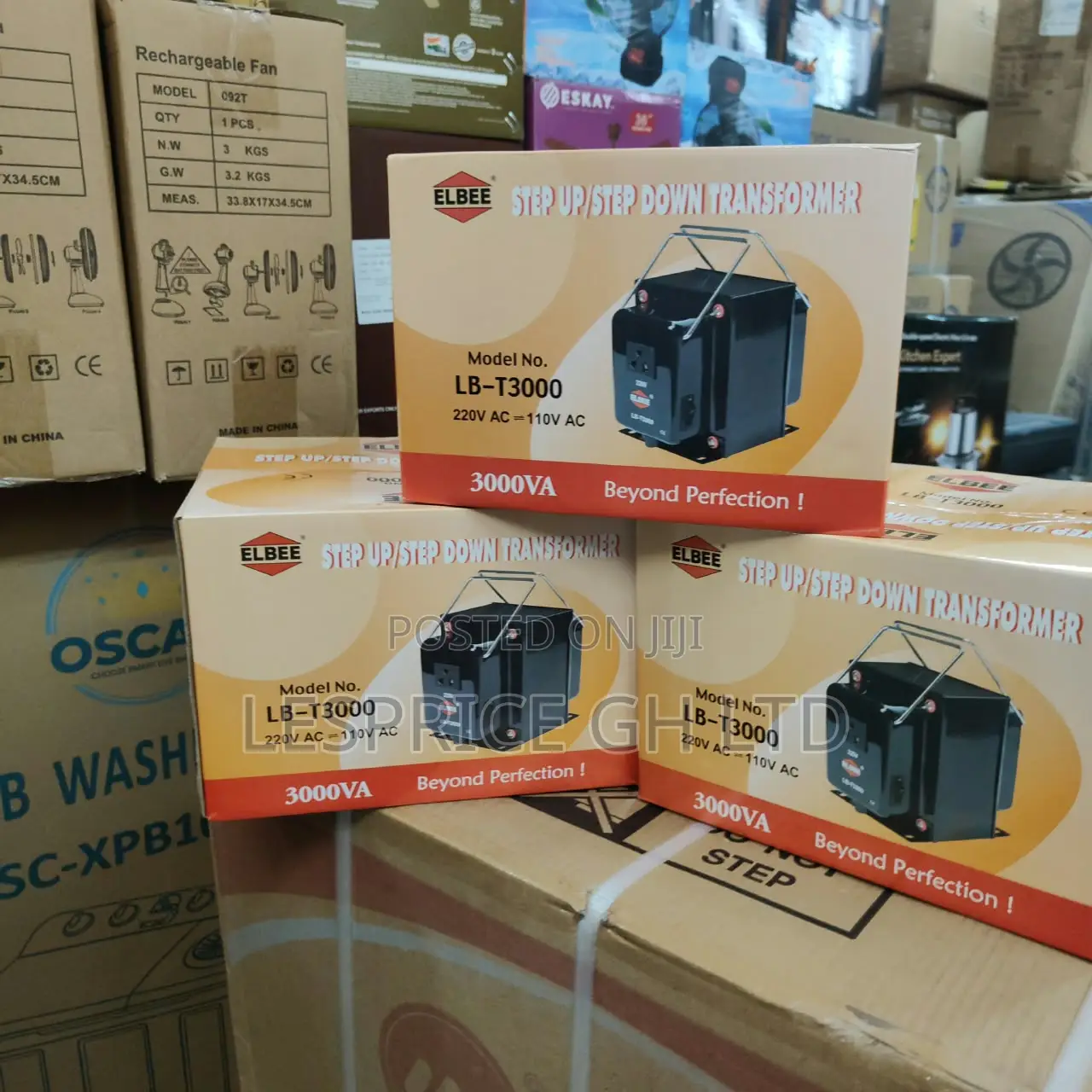 Stylishly Designed 3000W Step Up & Down Transformer From Elbee