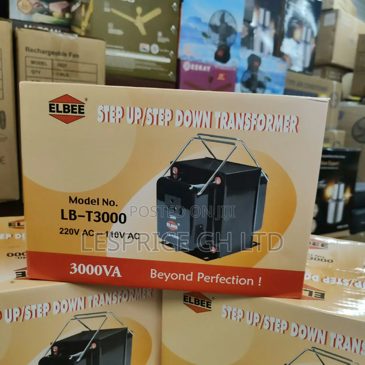 Stylishly Designed 3000W Step Up & Down Transformer From Elbee