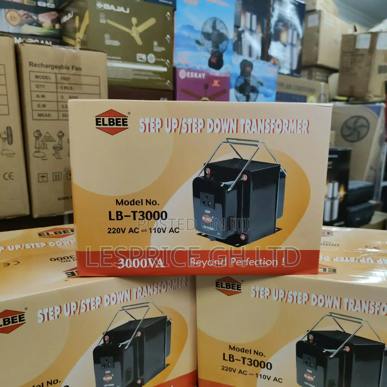Less Price Yet Very High Standard 3KW Step Up & Down Elbee Transformer