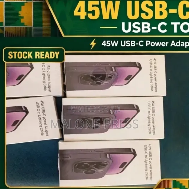 45w USB C Power Adapter Usbc to Lighting Cable Charger