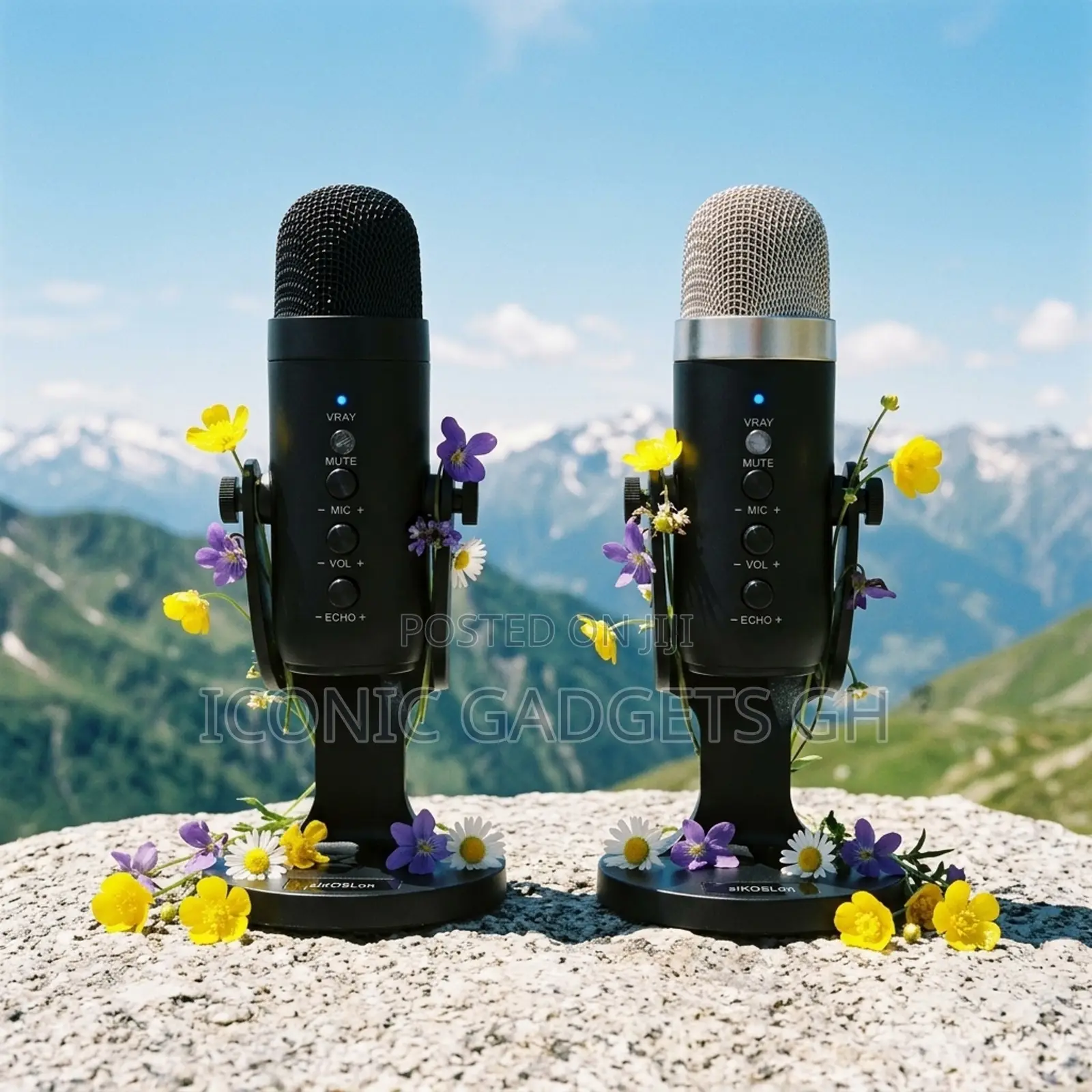 USB Gaming & Podcast Microphone With Adjustable Stand