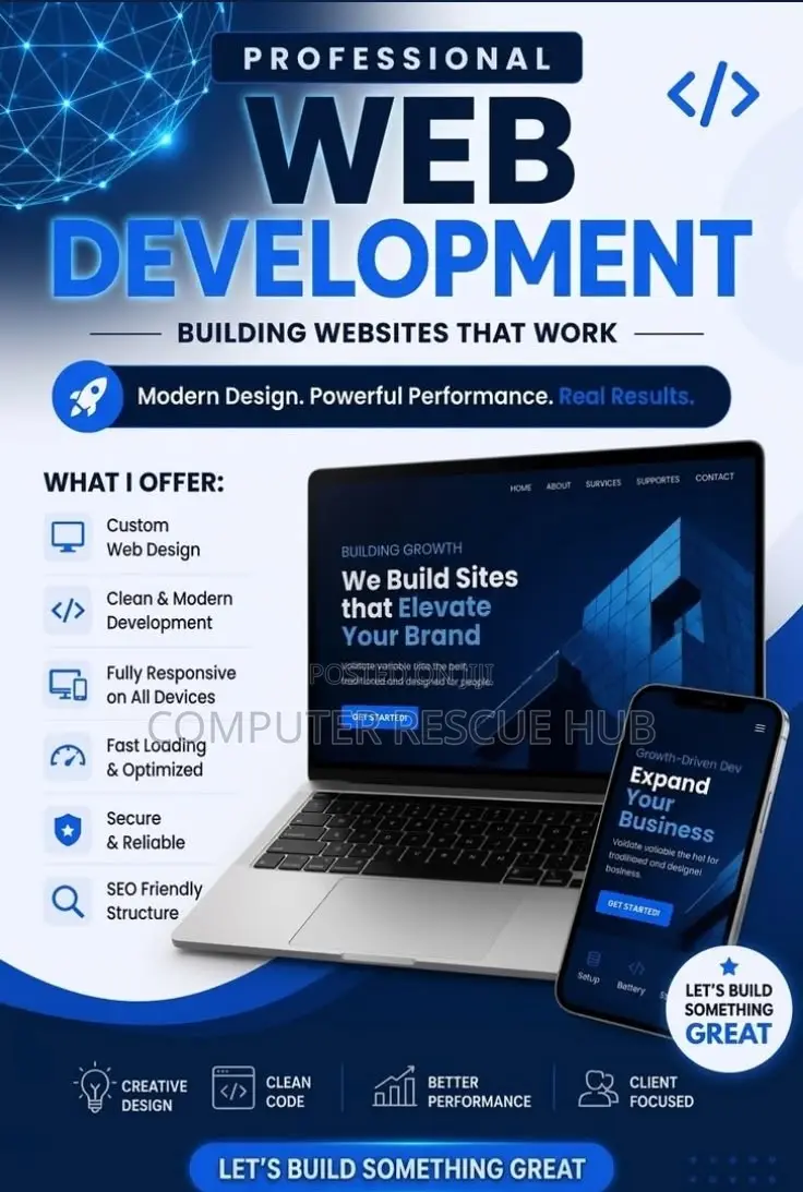 Website and Web App Development (50% Discount)