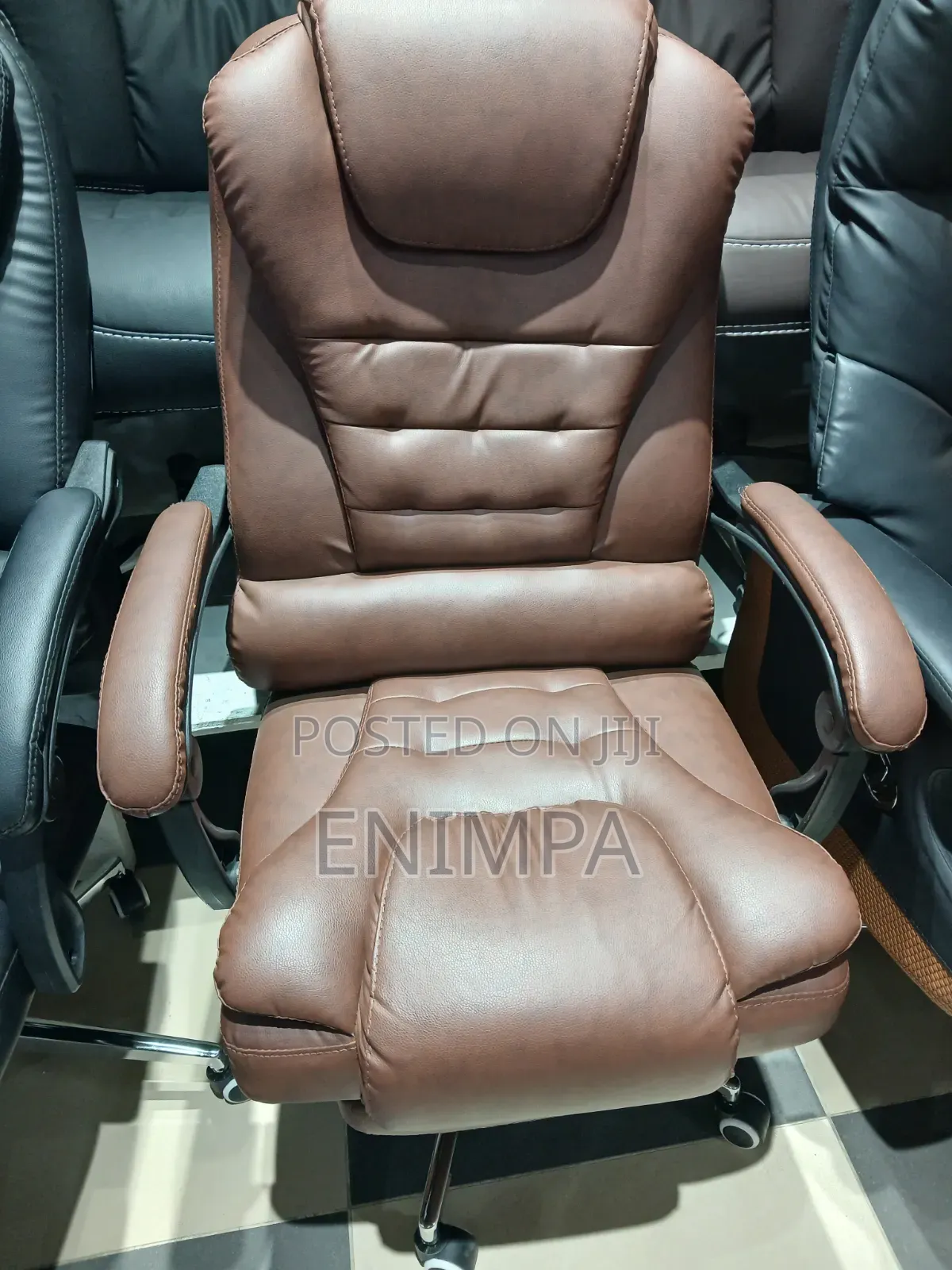 An Executive Brown Leader Chair
