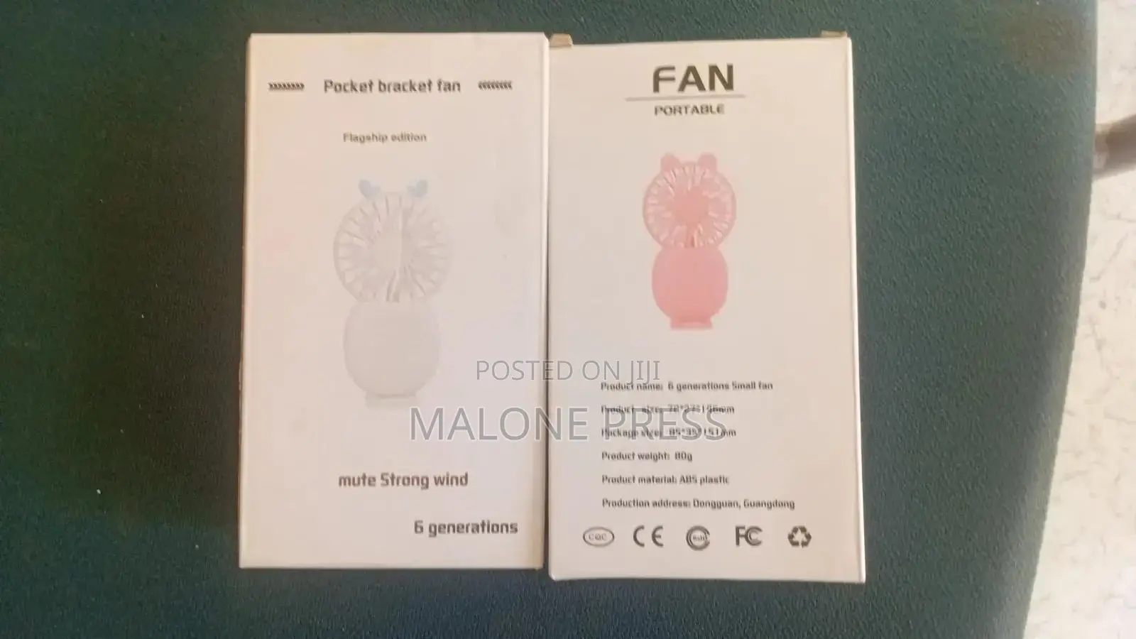 Pocket Bracket Fan Portable Fan