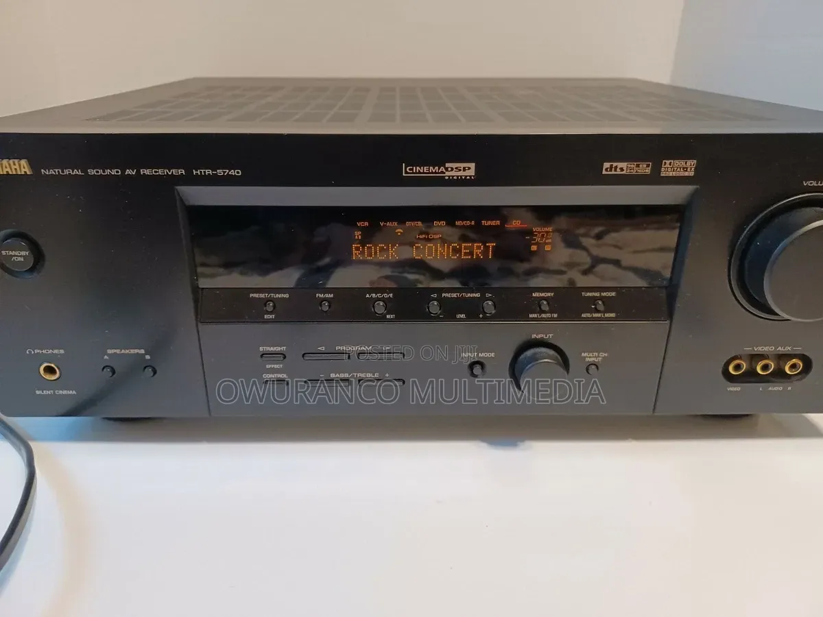 YAMAHA HTR-5740 6.1Ch Natural Sound AV Receiver With Original Remote