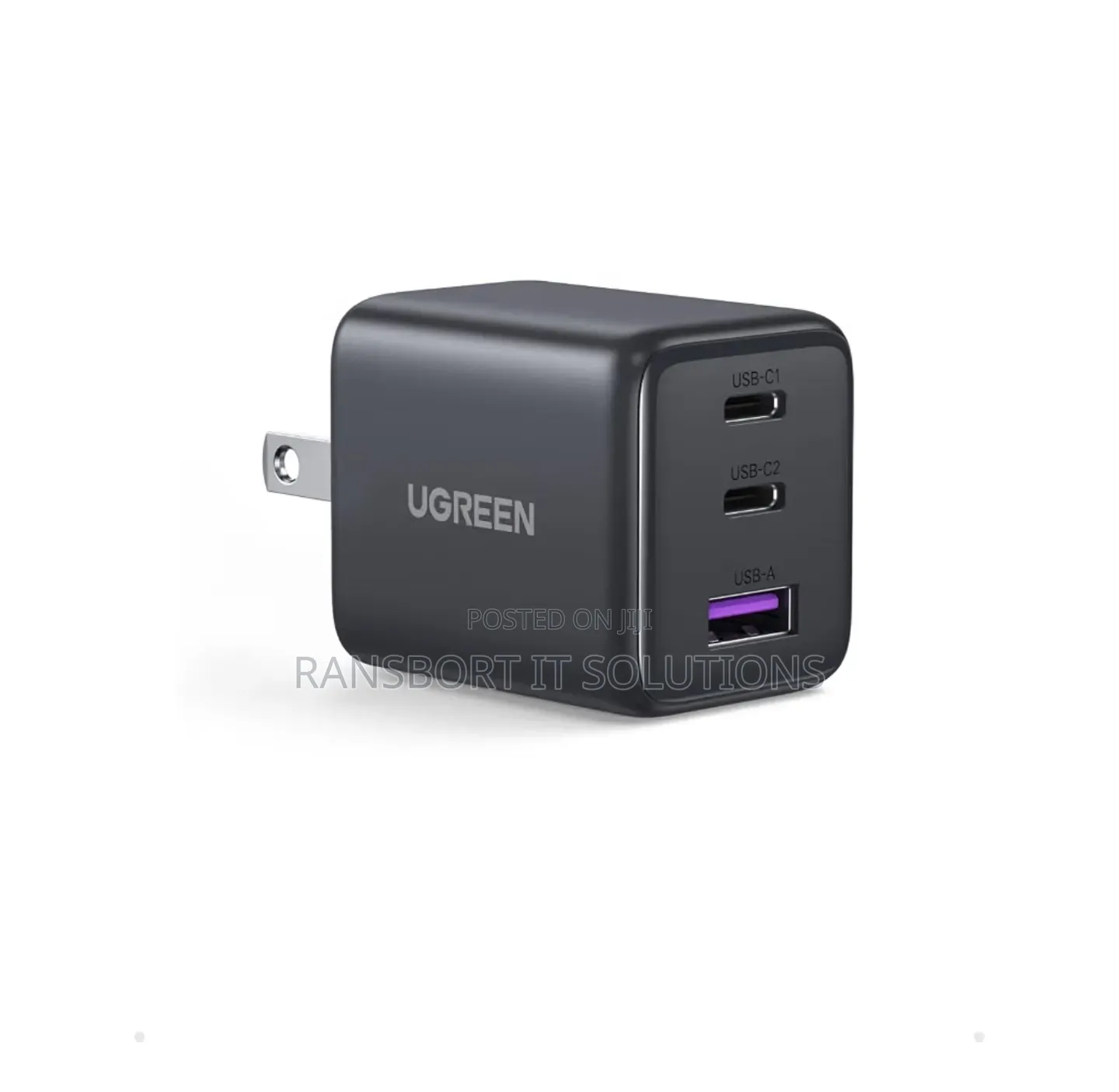 UGREEN 3-Port 30W USB C Charger Block, GaN II Type C Fast Charging
