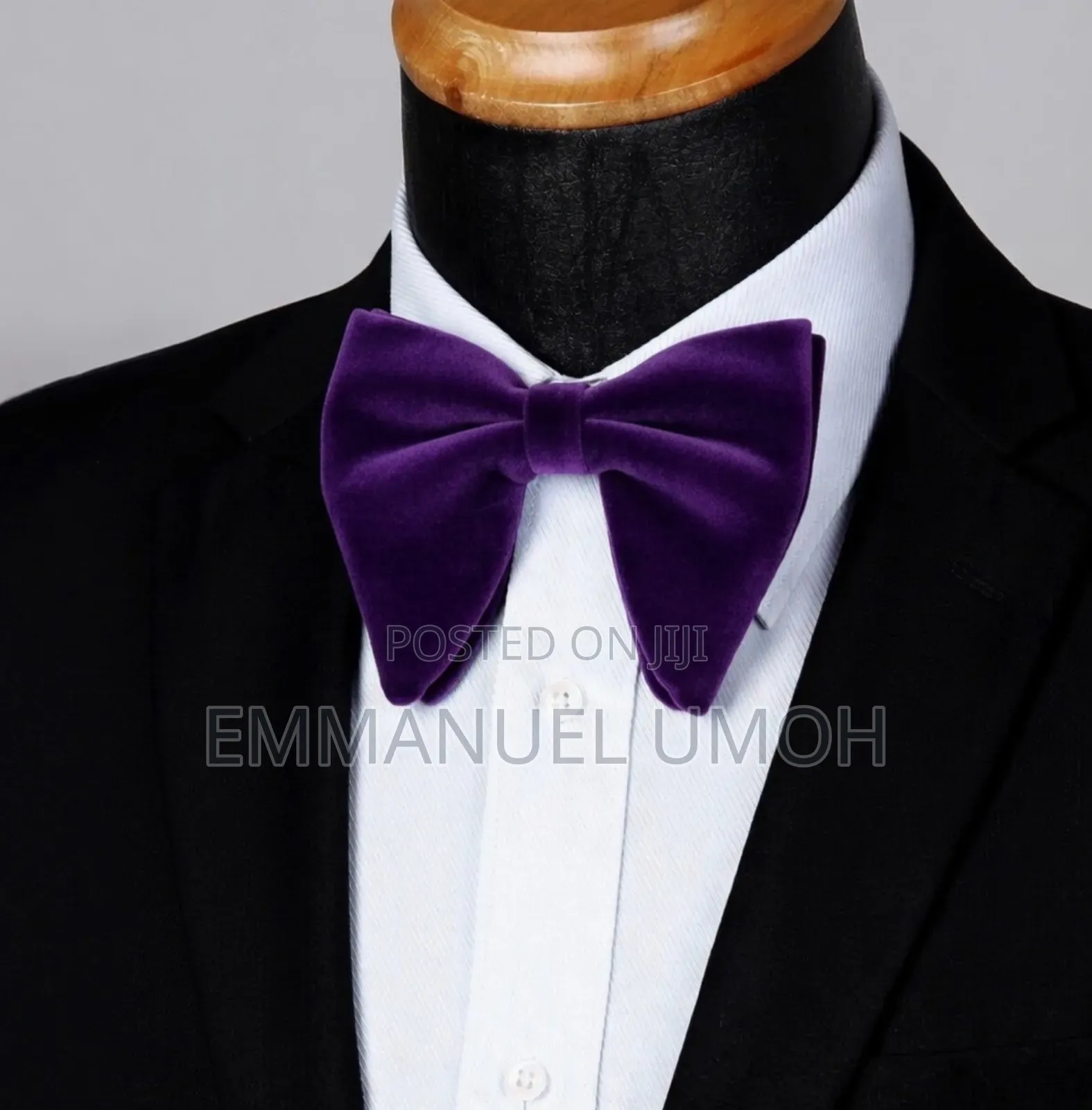 Classy Velvet Bow Tie
