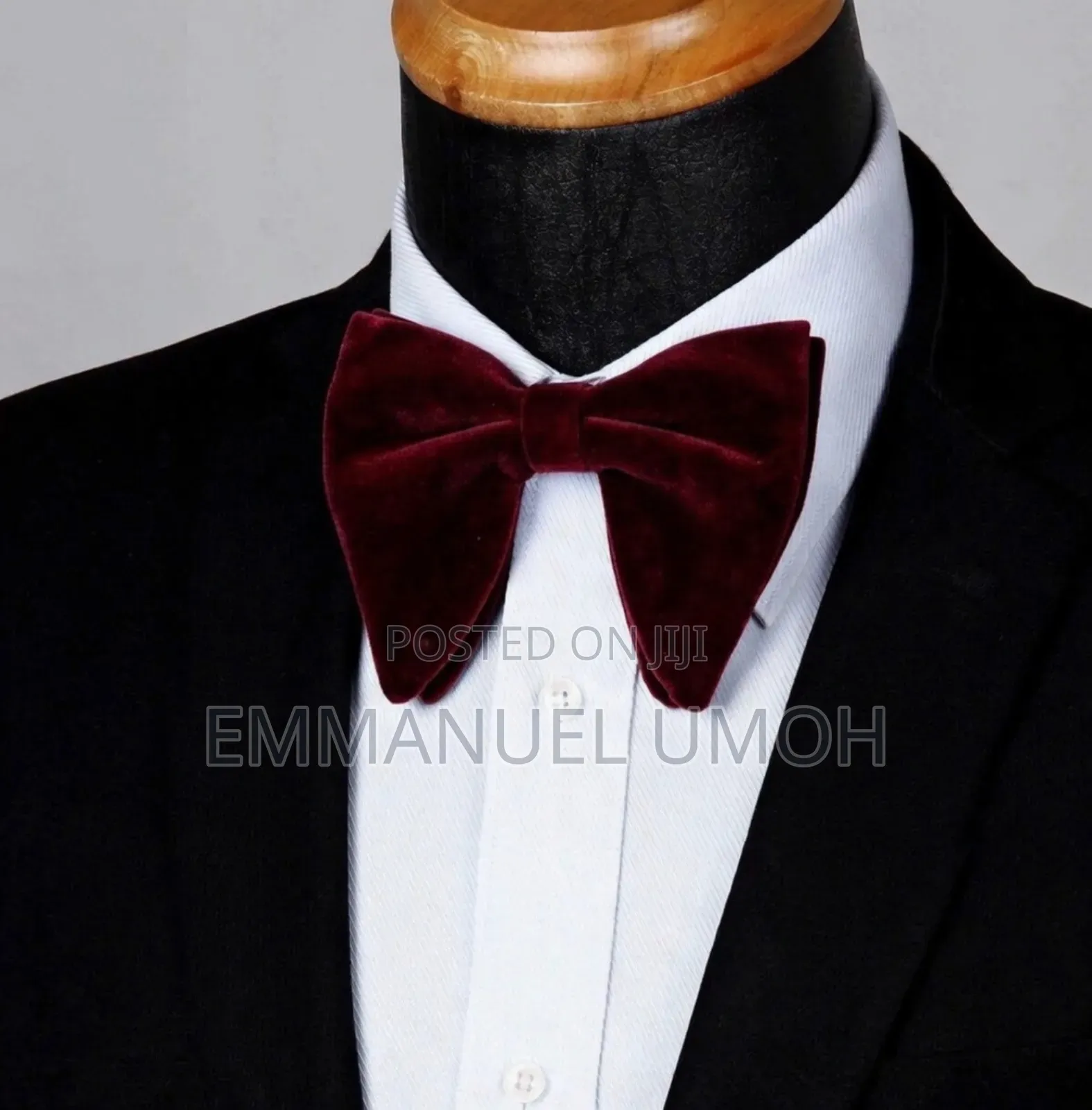 Classy Velvet Bow Tie