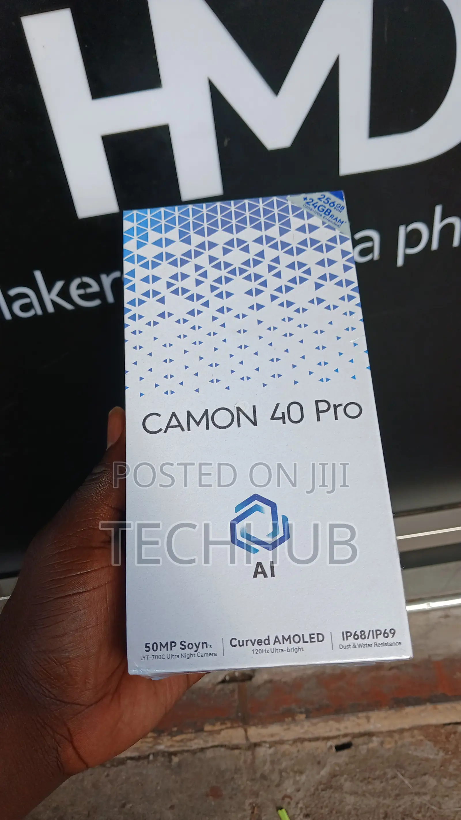 New Tecno Camon 40 Pro 5G 256 GB Gold