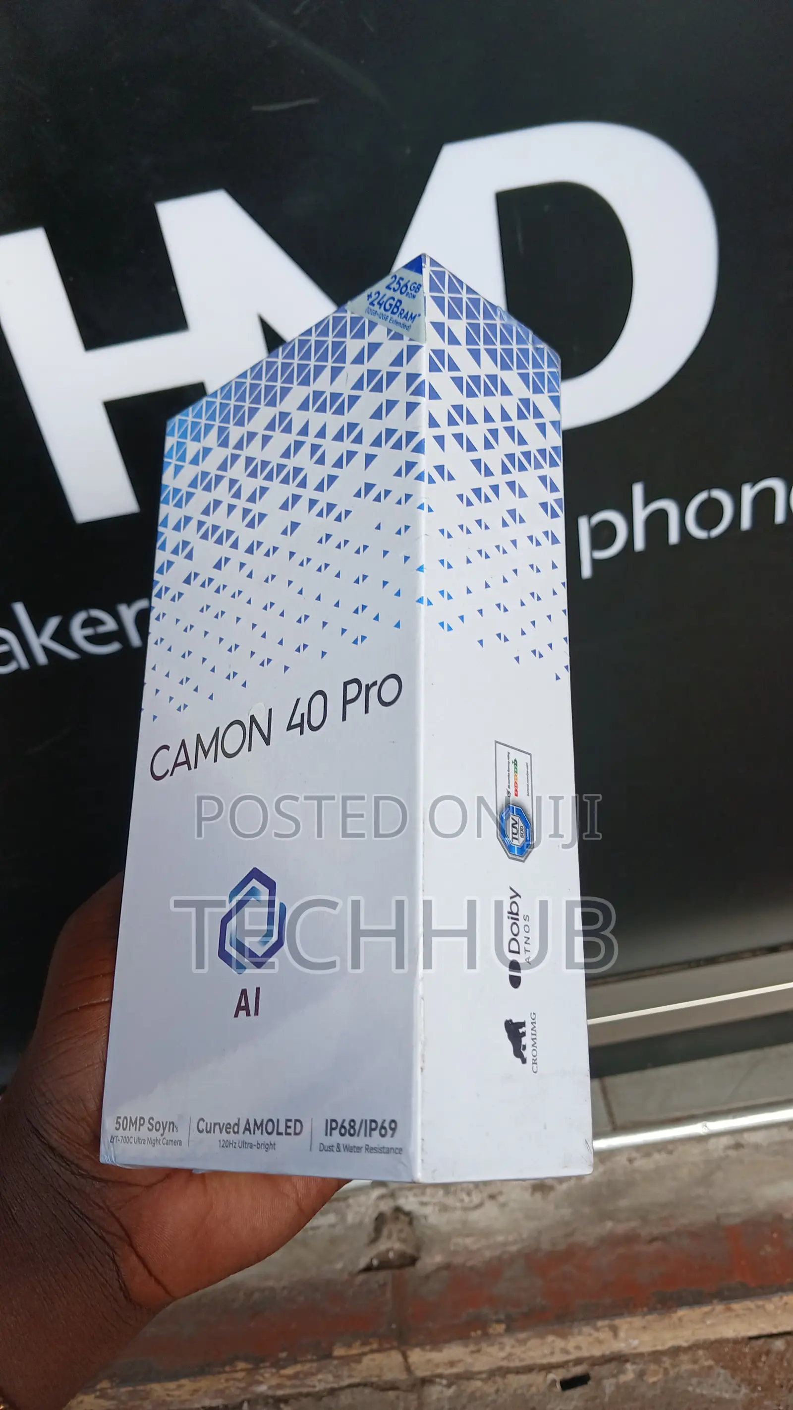 New Tecno Camon 40 Pro 5G 256 GB Gold
