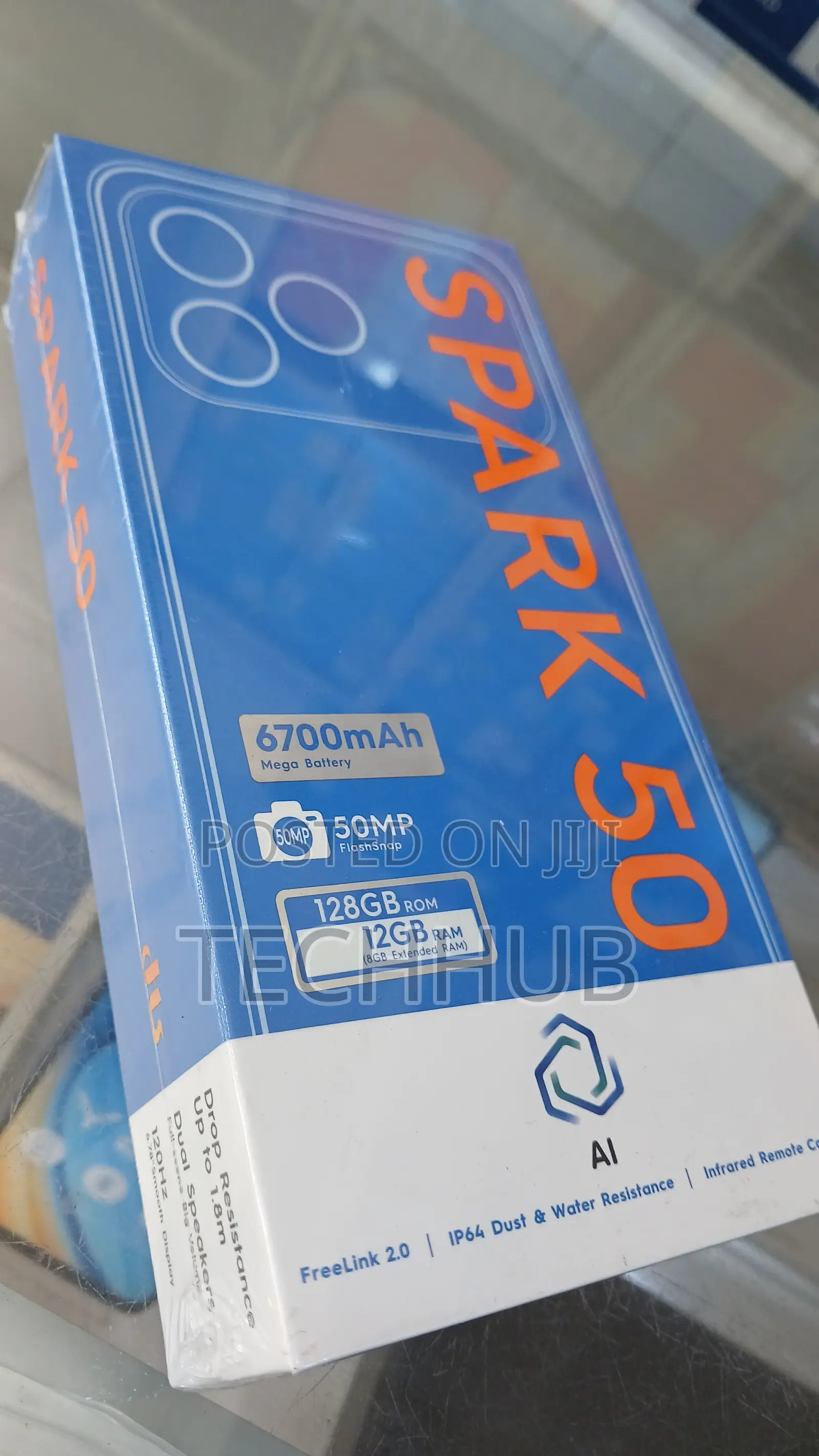 New Tecno Spark 50 128 GB Gray