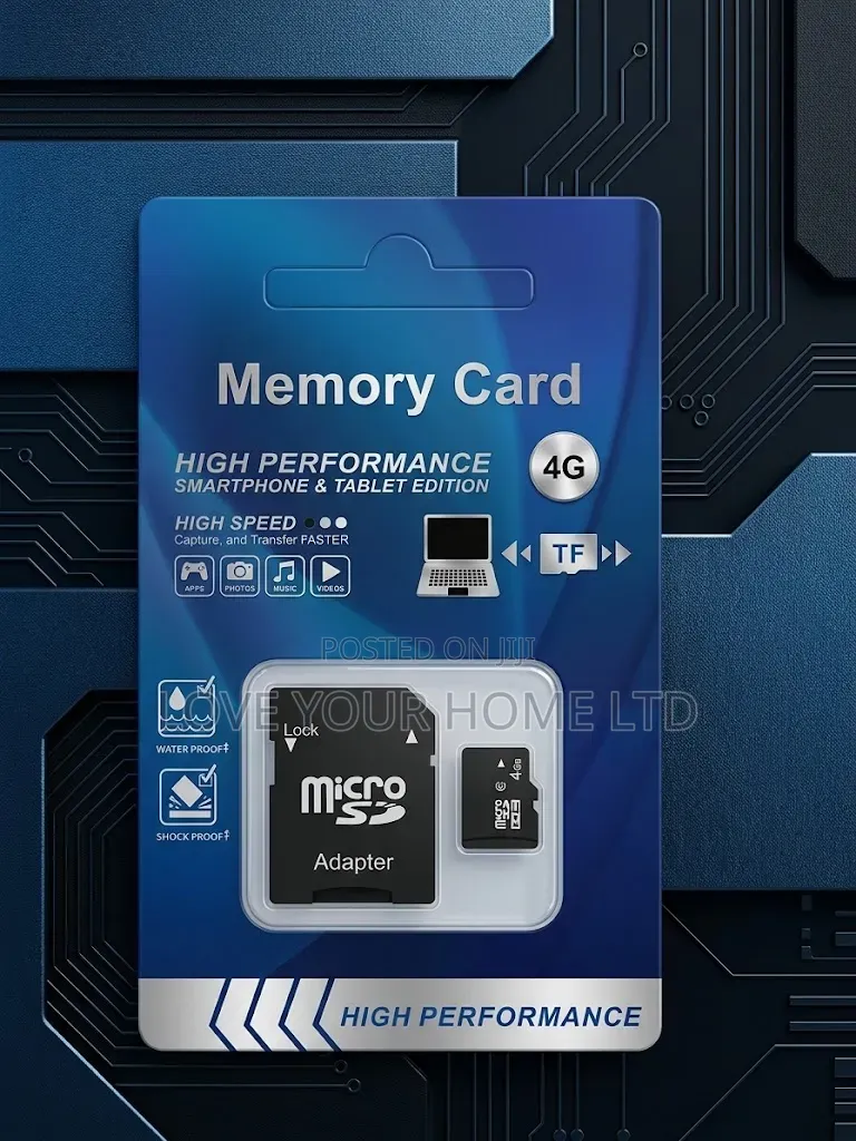 High Performance 4GB Micro SD Memory Card