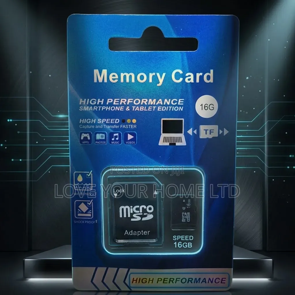 High Performance 16GB Micro SD Memory Card