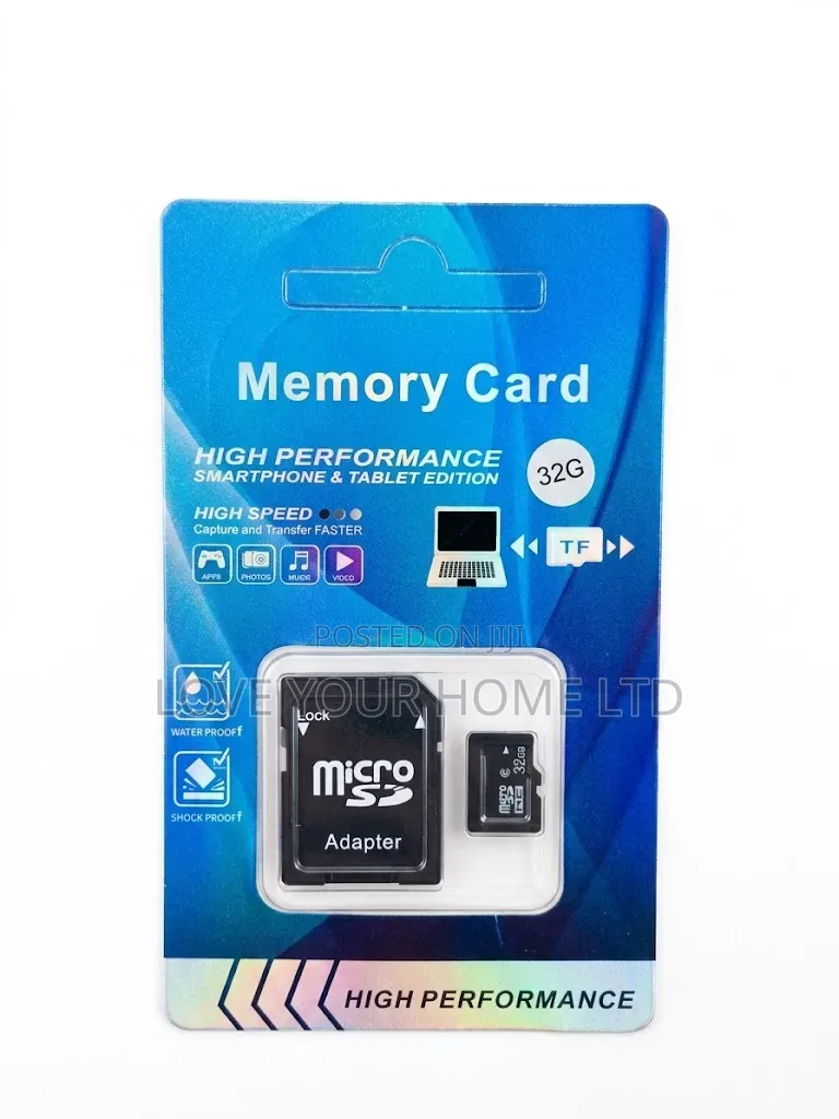 High Performance 32GB Micro SD Memory Card