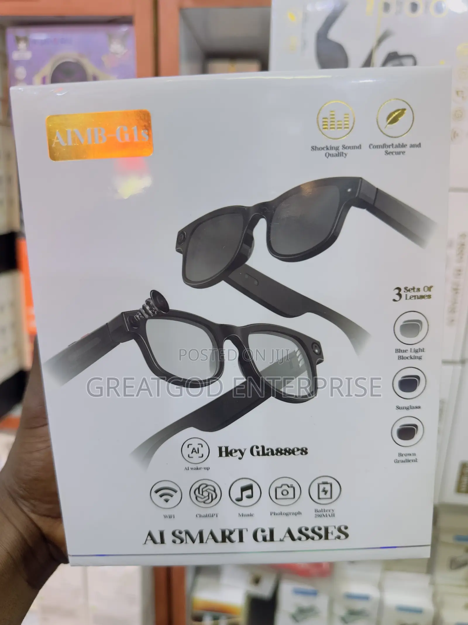 AIMB-G1s AI Smart Glasses( Hey Glasses)