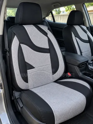 Premium Leather and Fabric Car Seat Cover - Full Set