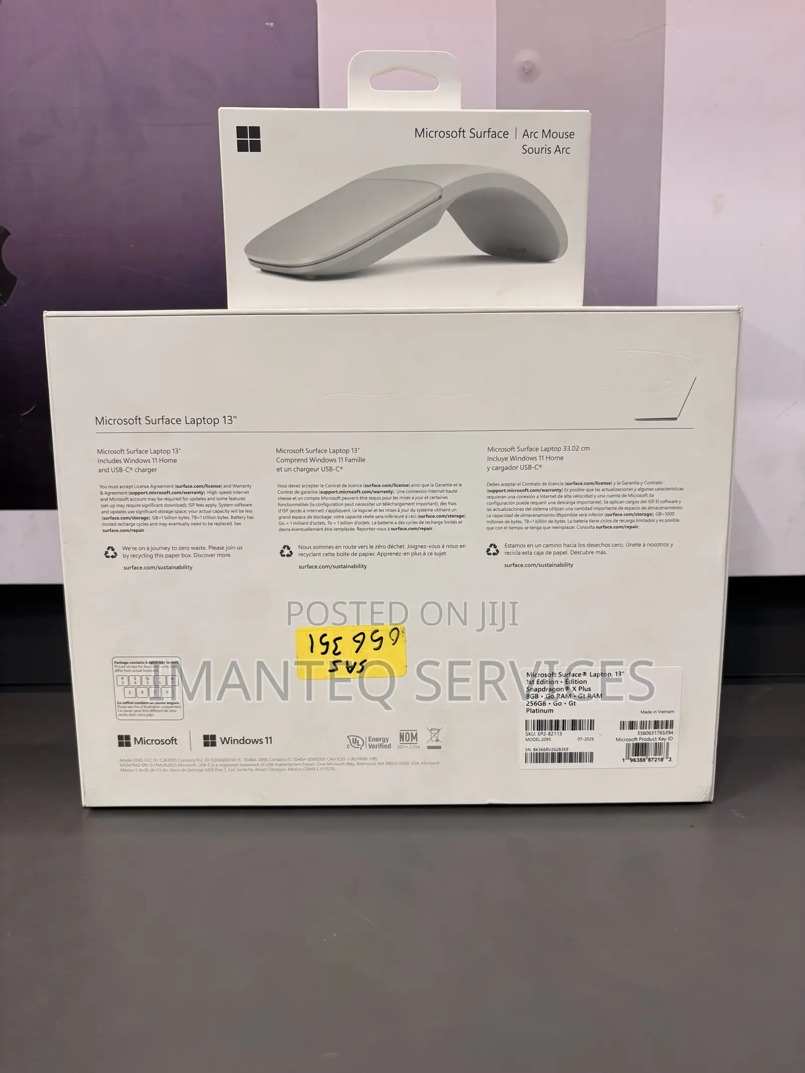 New Microsoft Surface Laptop 16GB Qualcomm Snapdragon X Plus SSD 256GB