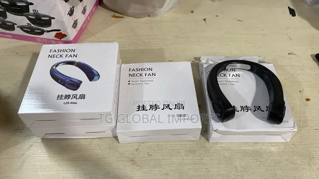 Portable Bladeless Neck Fan (Hands-Free Rechargeable)