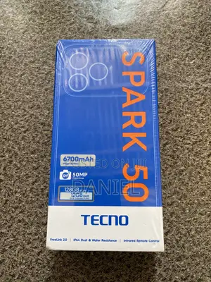 New Tecno Spark 50 128 GB Black