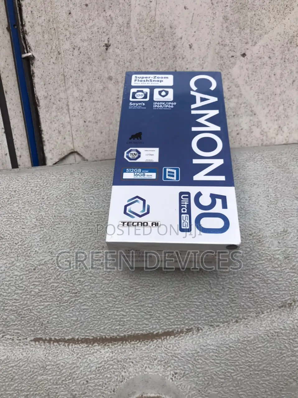 New Tecno Camon 50 Ultra 512 GB Gray