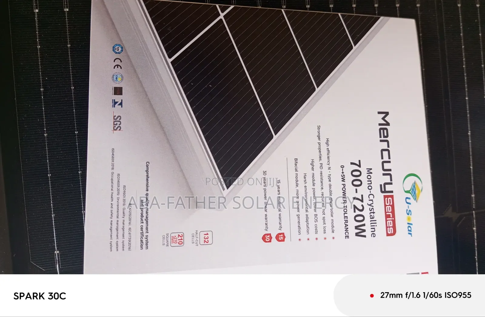 Solar Panel 720w