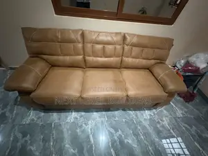 3-in-1 Pure Leather Sofa for Sale!