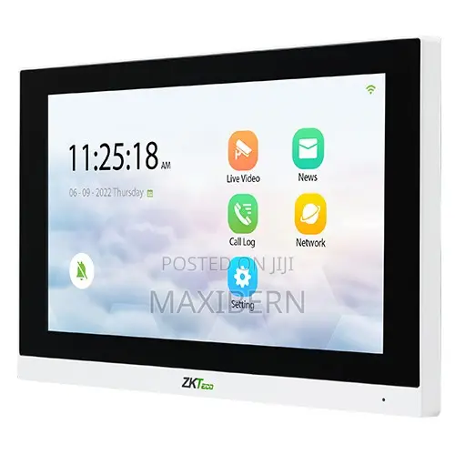 ZKTeco VT07-B01-W 7-Inch Indoor Video Intercom Monitor