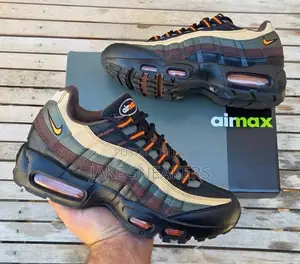 Nike Air Max 95 – Black / Velvet Brown / Olive | (Multicolored)