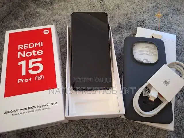 New Xiaomi Redmi Note 15 Pro+ 512 GB Black