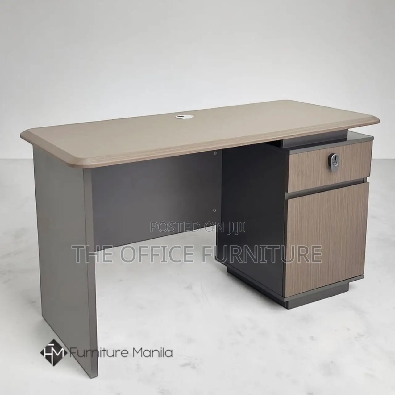 Office Desk With Lockable Pedestal
