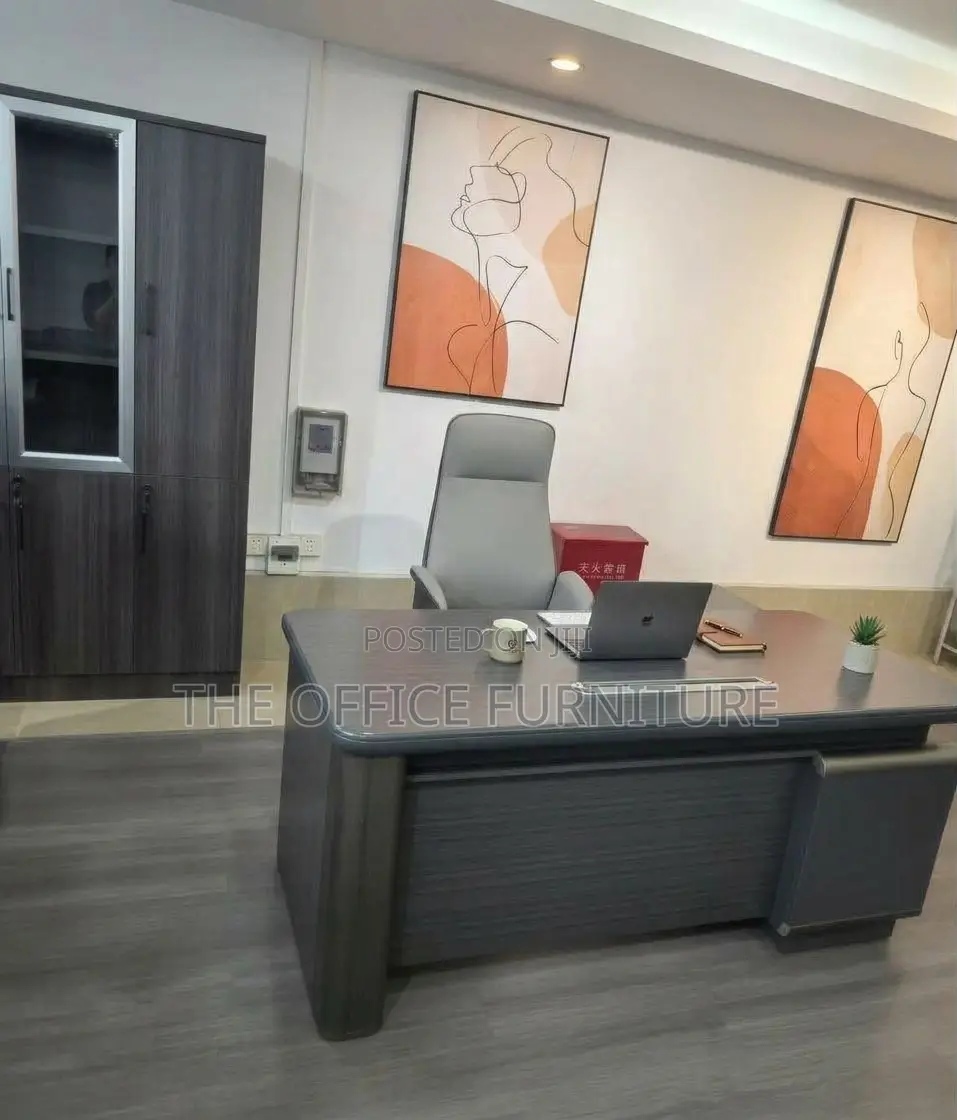 Grey Executive Office Desk