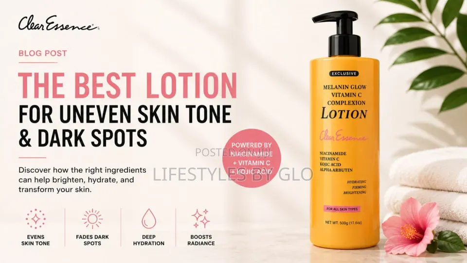 Clear Essence Melanin Glow Vitamin C Complexion Lotion 500g