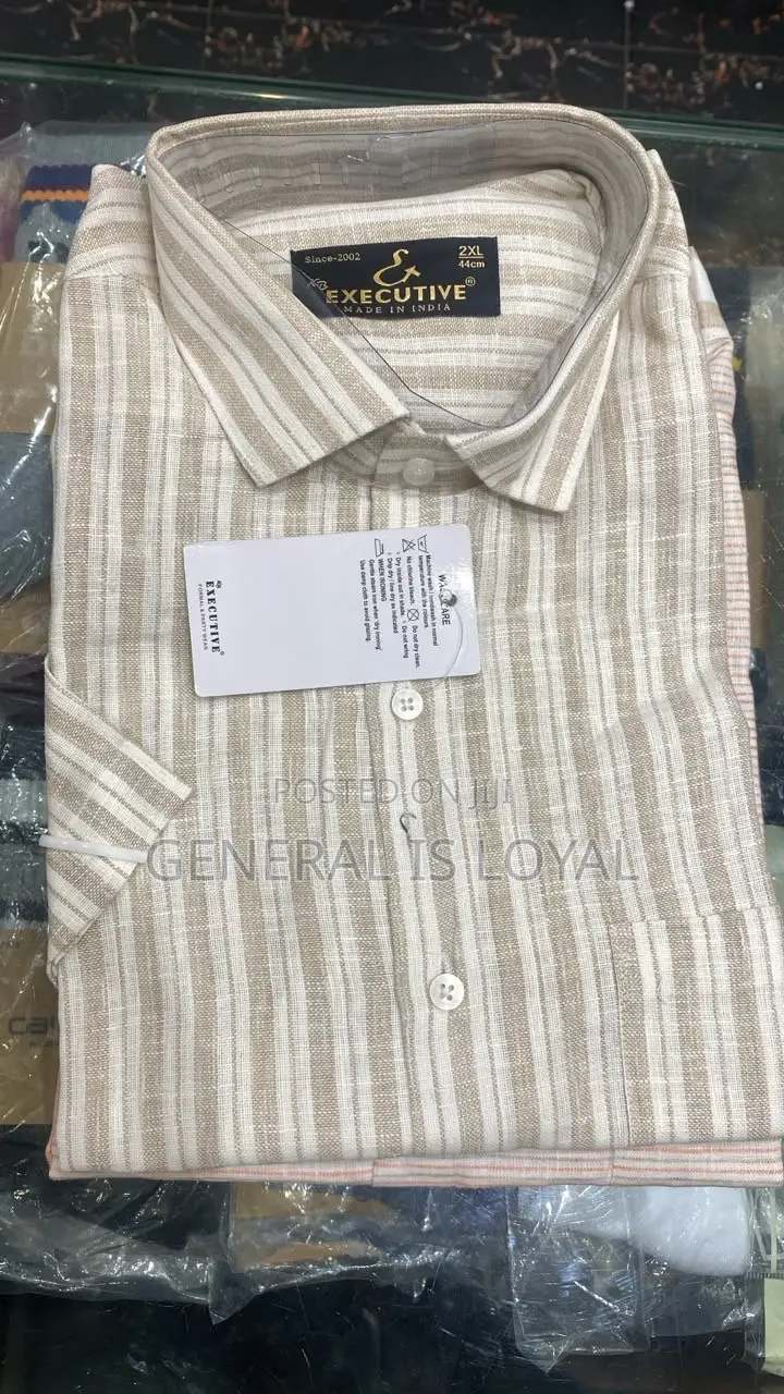 Executive India Linen Shortsleeve Shirt