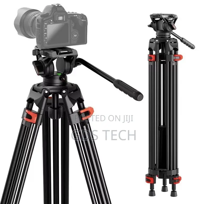 COMAN DF16LS Heavy Duty Video Tripod With Fluid Head