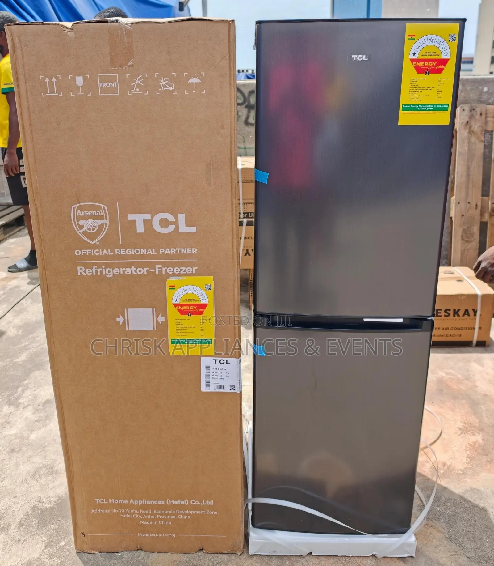 TCL F185bfg 142l Bottom-Freezer Refrigerator