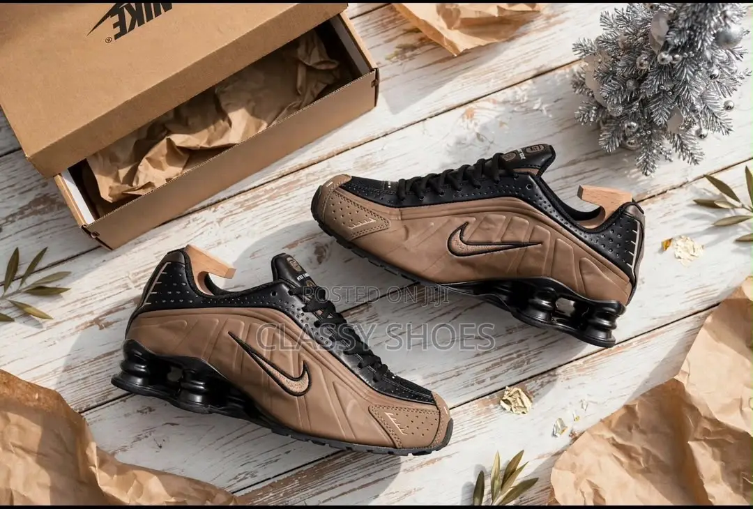Nike Shox Coffee Brown and Black