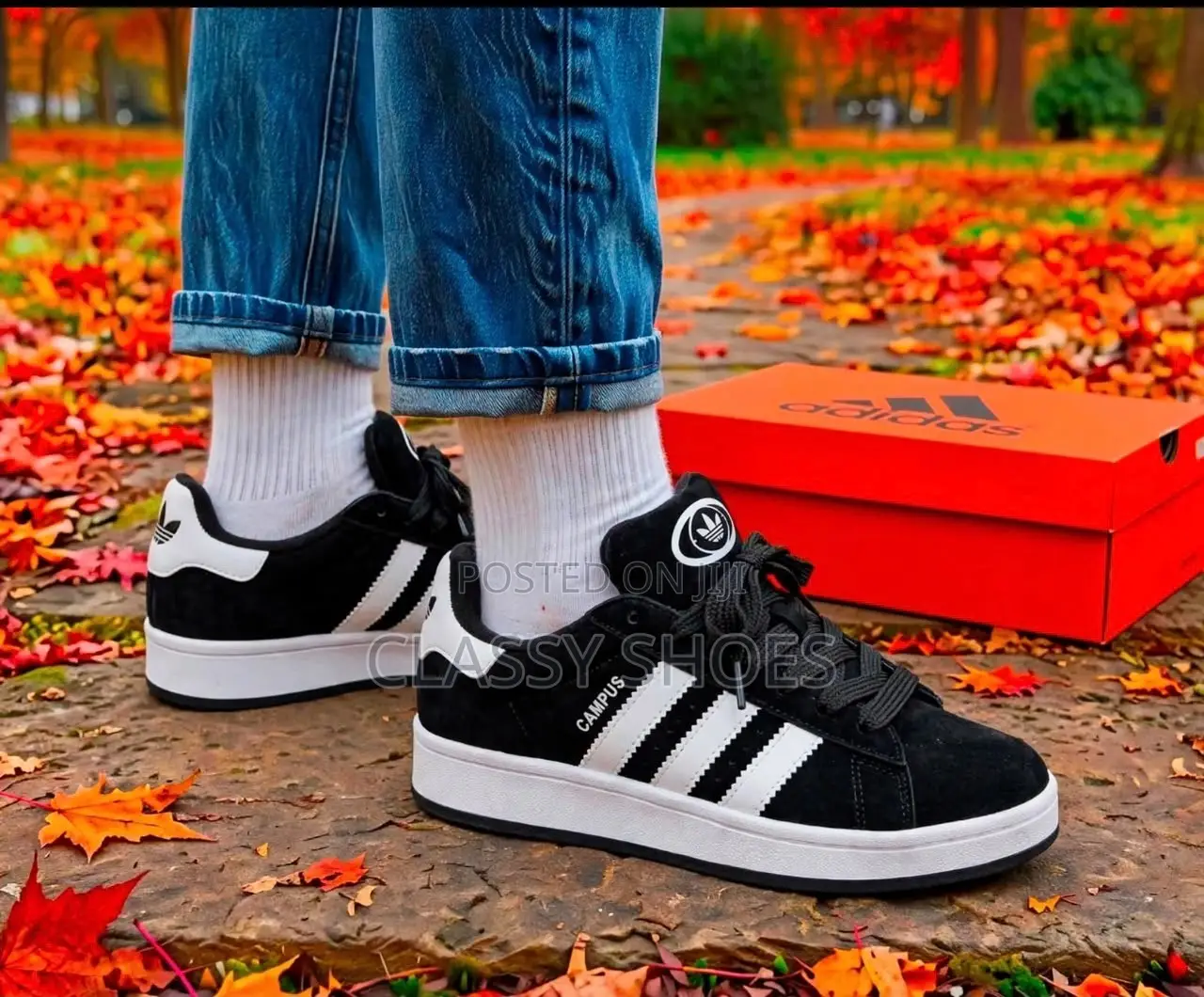 Adidas Campus Black White Edition