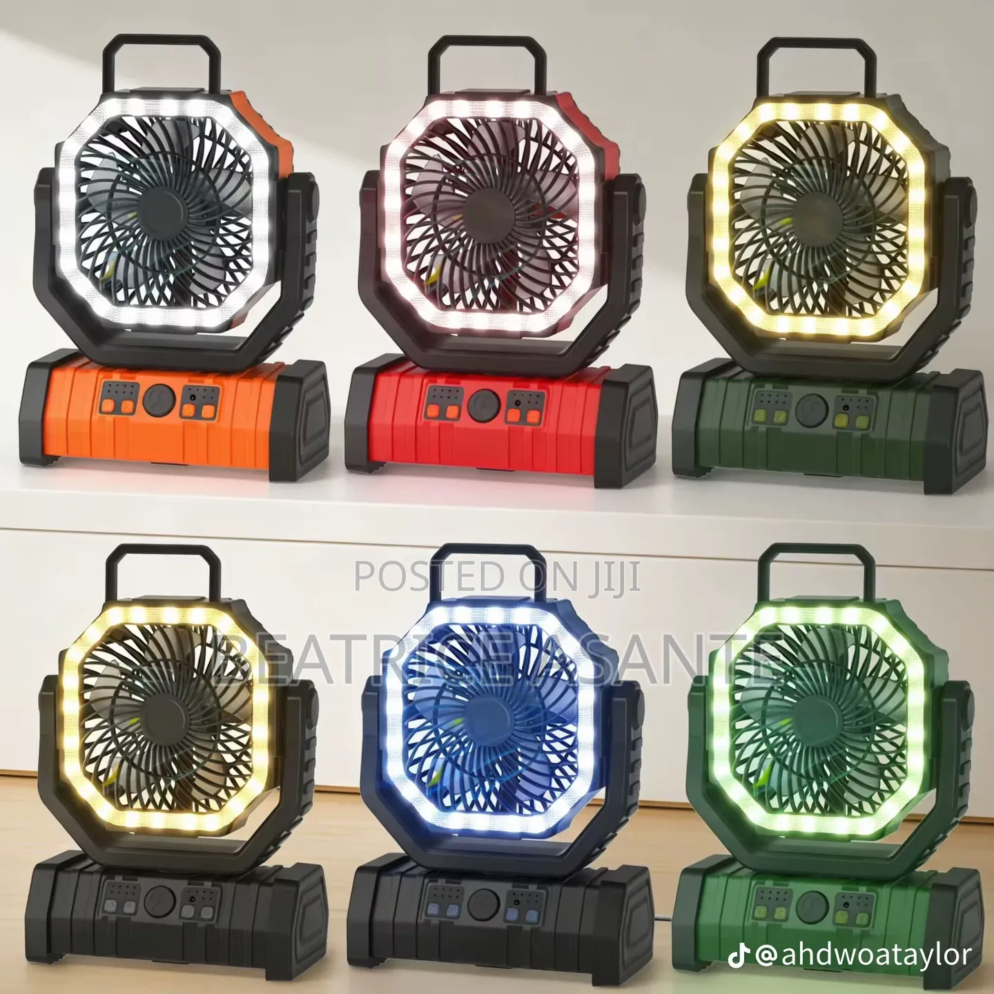 Rechargeable Light and Fan