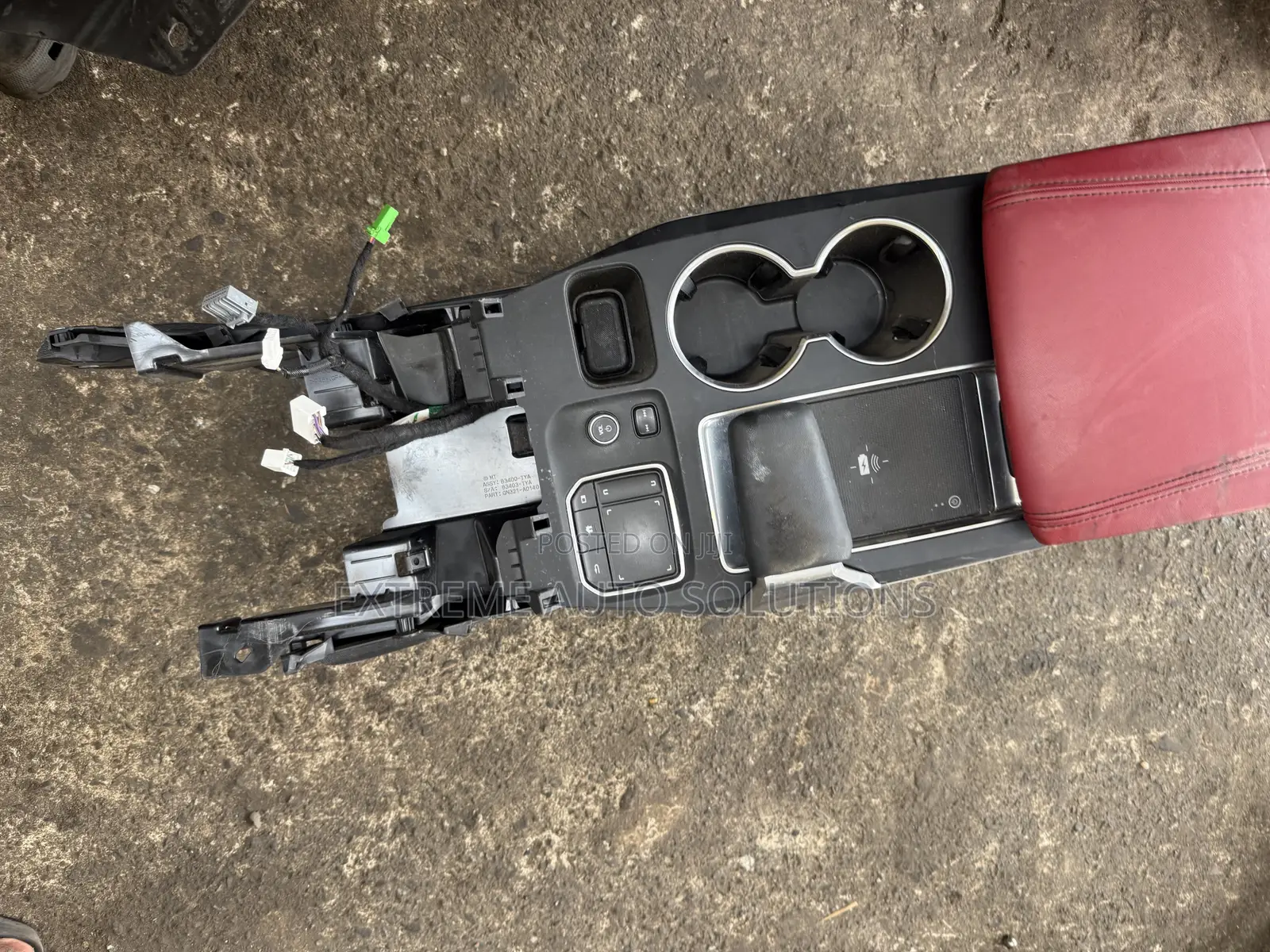 23 MDX Center Console Shifter Trim Switch Touchpad W/ Cup Holder Oem