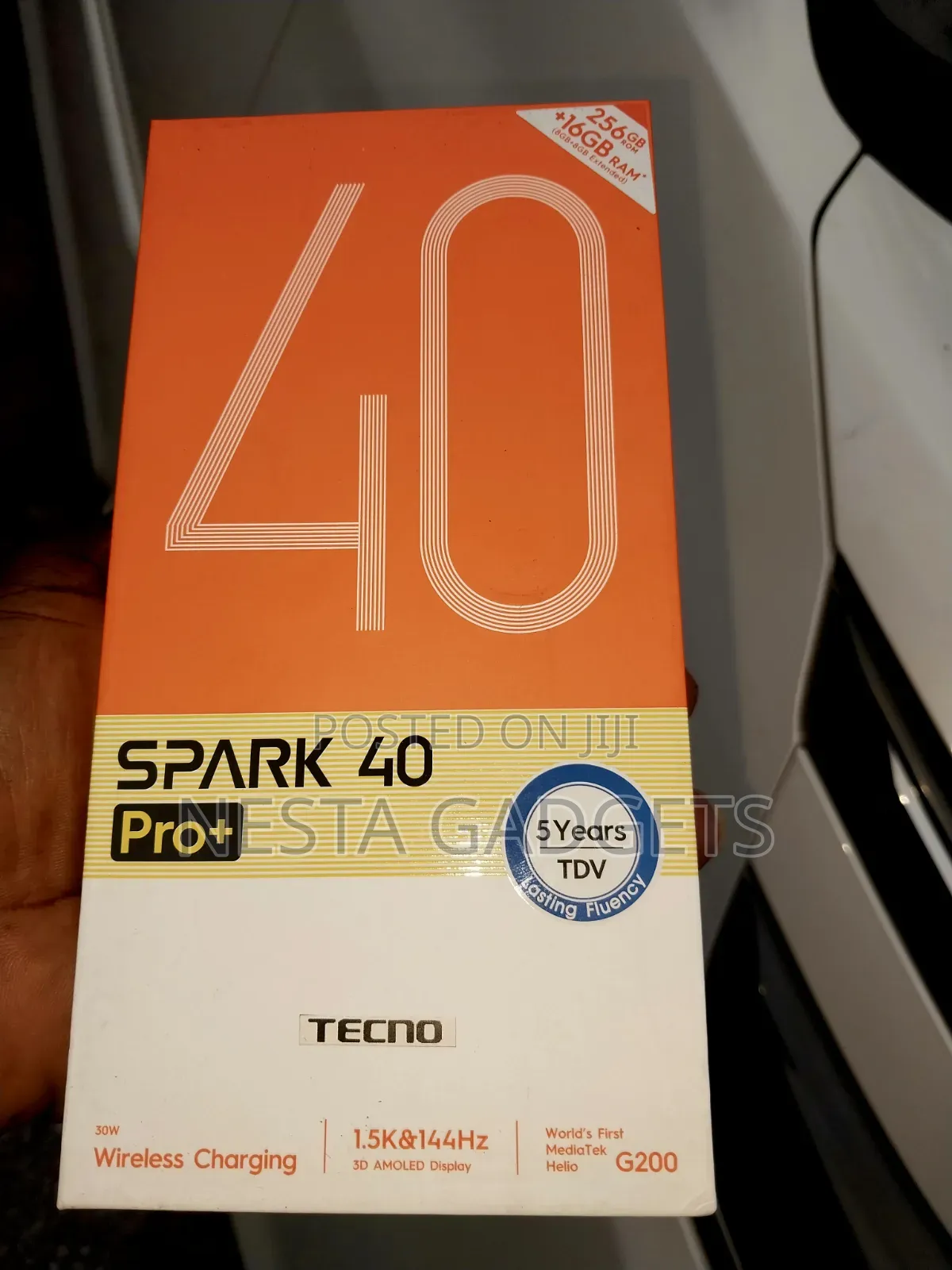 New Tecno Spark 40 Pro 256 GB Silver