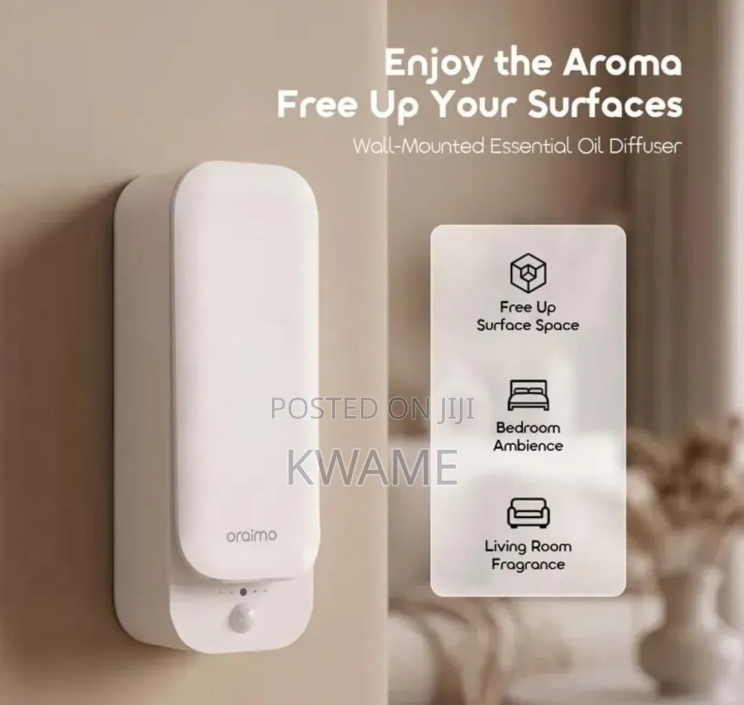 Oraimo Wall Mount Night Sensor Essential Oil Diffuser
