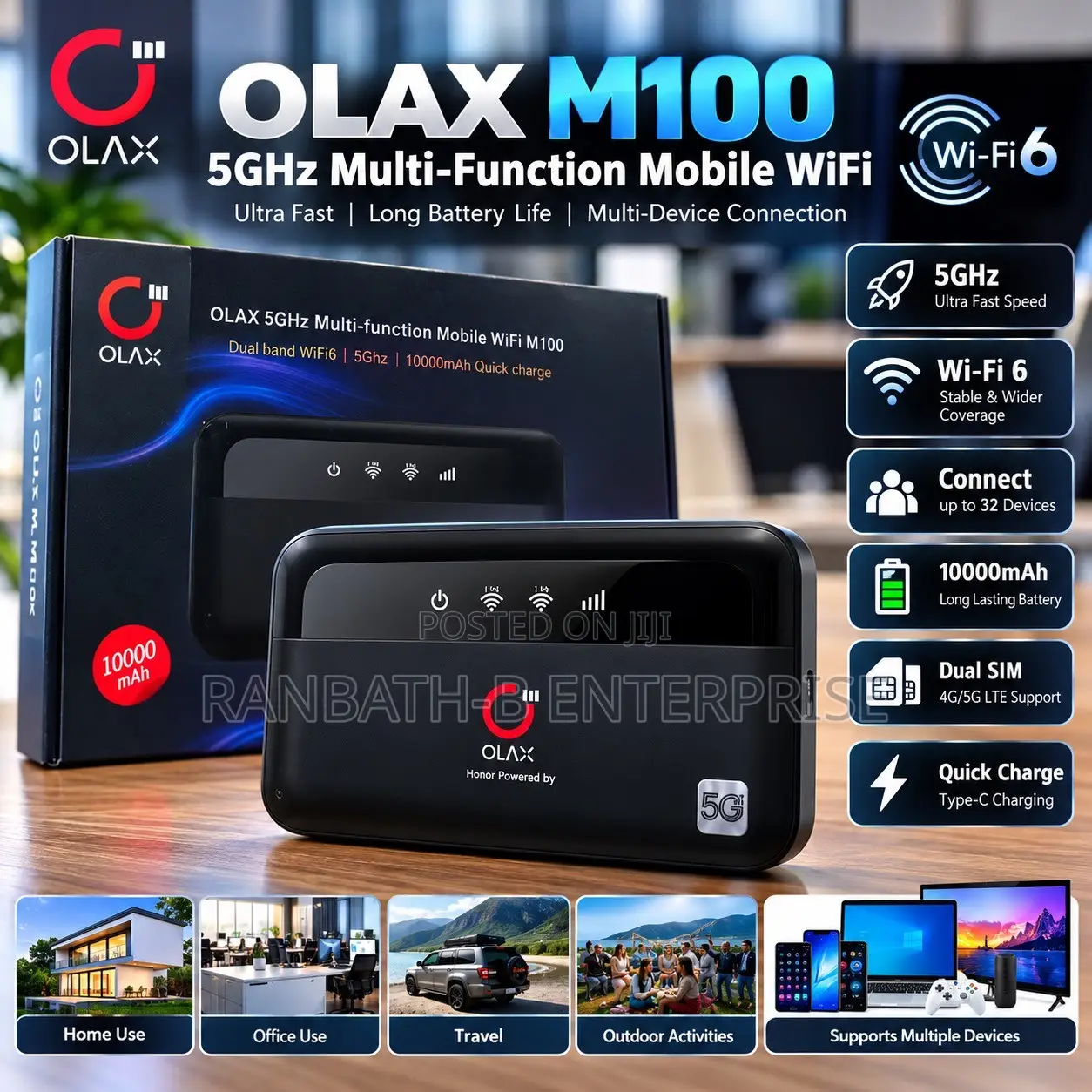 OLAX M100 – Your Everyday Wireless Connectivity Solution