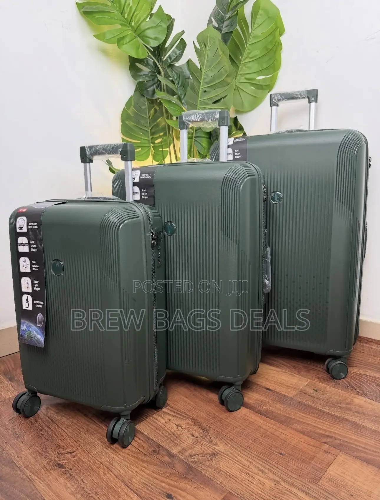 Premium Quality Unicross 3set Expandable Zip Traveling Bag