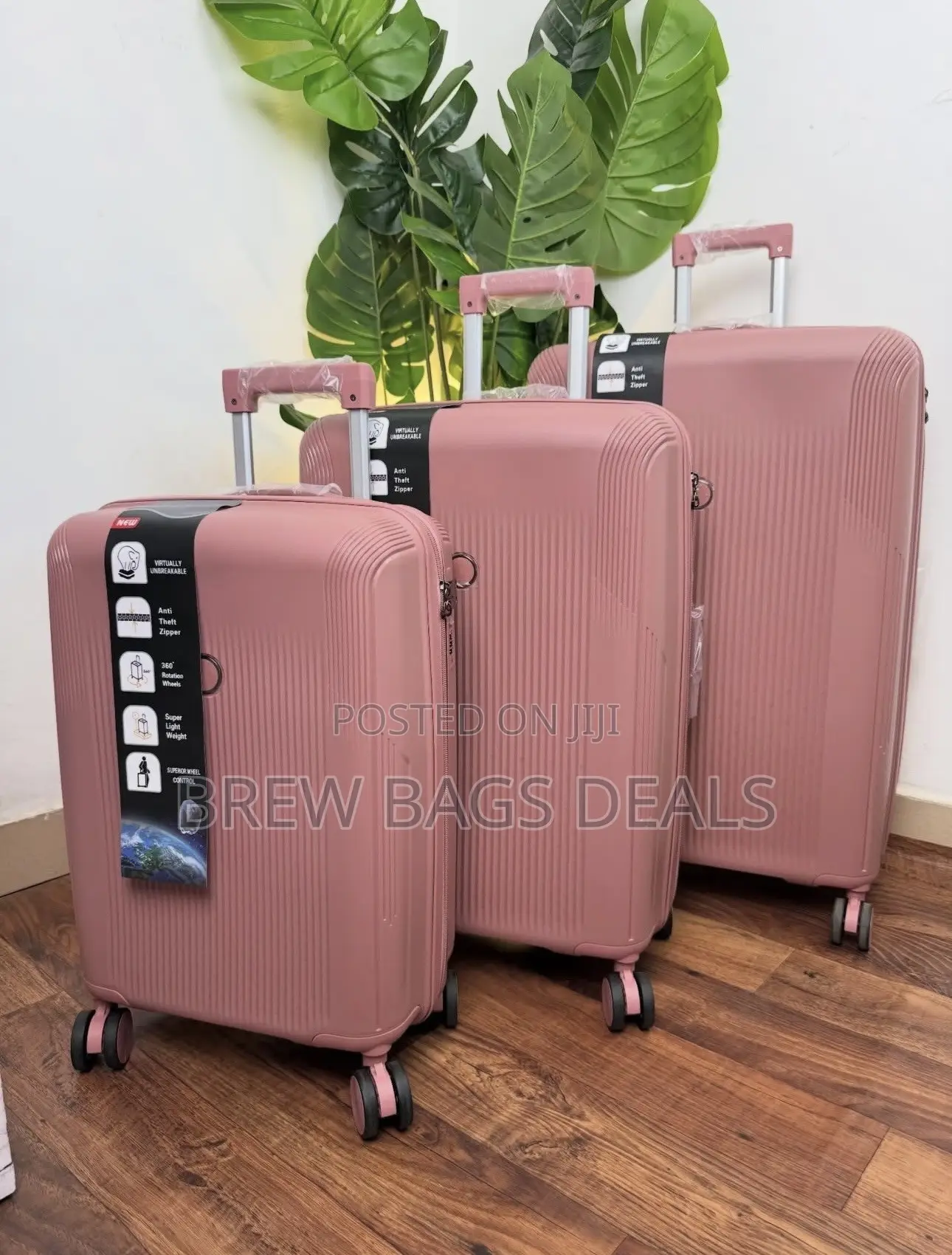 Premium Quality Unicross 3set Expandable Zip Traveling Bag